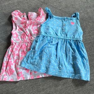 Set of 2 dresses size 6 months